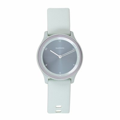 9. Garmin Vivomove Sport 40mm Agave Mint Silikonuhr