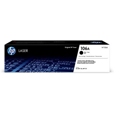 2. HP Toner Schwarz HP 106A, HP106A=W1106A, 1000 Seiten