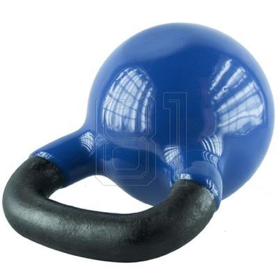 10. HMS KNV32 BLUE vinylbeschichtete Kettlebell aus Gusseisen 