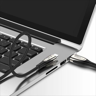 7. Joyroom Sharp Series S-M411 USB-A/ Lightning 3A-Kabel 1,2 m mit Ladeanzeige – Schwarz