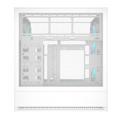 6. COUGAR OmnyX Midi-Tower-Gehäuse, ARGB, Weiß