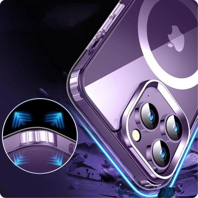 3. Tech-Protect FlexAir Hybrid MagSafe Hülle für iPhone 15 Pro – transparent