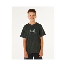 RIP CURL Eternal Shred Wash Tee-Boy Schwarz
