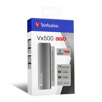 3. VX500 EXTERNE SSD-FESTPLATTE 1 TB/SILBER USB 3.1