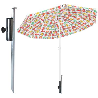 10. Metall-Sonnenschirm-Montagefuß 1064079