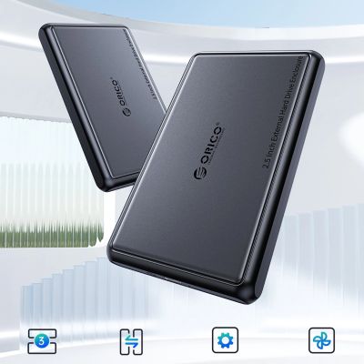 3. Orico DDL25-C3 2,5" HDD/SSD USB-C 5Gb/s Festplattenlaufwerk - Schwarz