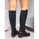 3. Rieker W Z9591-00 schwarze Lederstiefel 