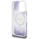 7. Guess HC Resin Bottom Glitter MagSafe Case für iPhone 16 Pro Max - Lila