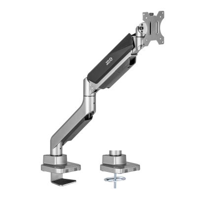 Ergo Office Universal-Monitorhalterung für den Schreibtisch, Gasfeder, 17"-35", 15 kg, VESA 75x75 / 100x100, ER-445