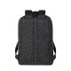 6. RIVACASE Anvik 15,6"-Laptop-Rucksack, 15 l, schwarz, aus wasserdichtem Material, Fächer für ein 10,5"-Tablet, Smartphone, Dokumente, Zubehör, Trinkflasche