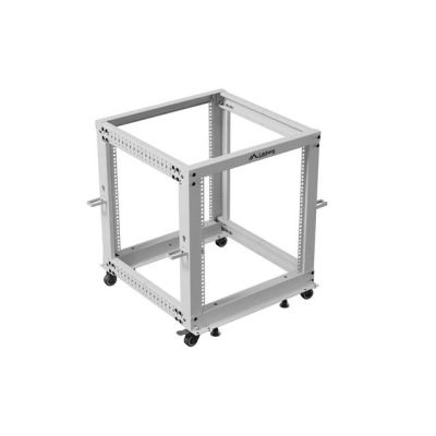 10. Open Rack 19'' 12U 600x600-1100 verstellbar grau Lanberg