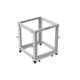 10. Open Rack 19'' 12U 600x600-1100 verstellbar grau Lanberg
