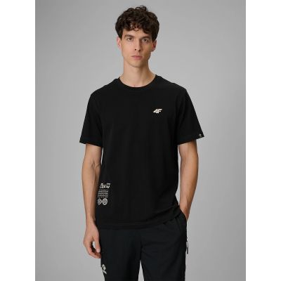 Herren-T-Shirt mit Aufdruck, regulär, Größe 4F 4FRSS26TTSHM3814-20S
