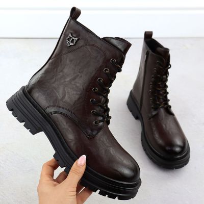27. Schwarze Damen-Arbeitsstiefel mit Socken Sabatina