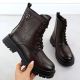 27. Schwarze Damen-Arbeitsstiefel mit Socken Sabatina