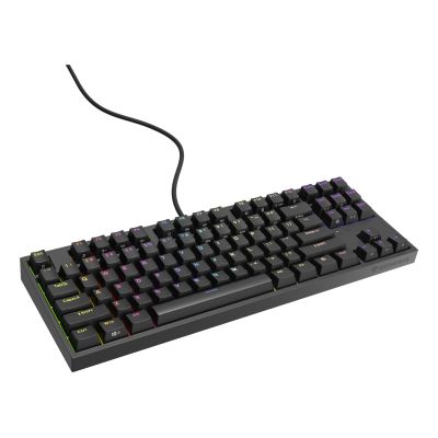 2. GENESIS Thor 404 TKL Gaming-Tastatur USB QWERTY Amerikanisches/Internationales Schwarz