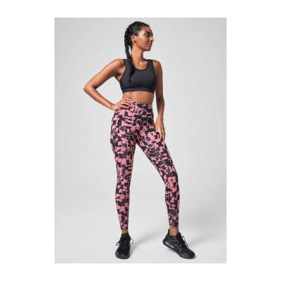 2. CASALL Essential Tights Bedruckte rosa Leggings