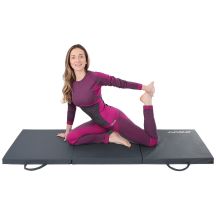 Faltbare Gymnastikmatratze 180x60x5CM Grau Enero Fit