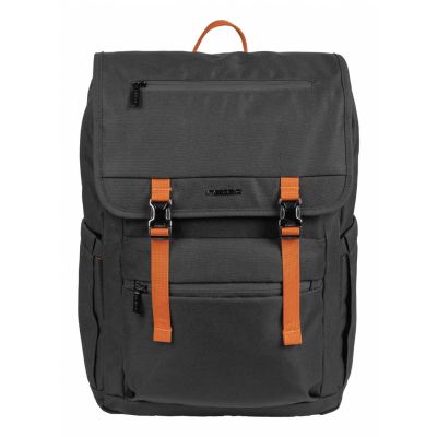 NATEC Niala Ginger Orange 39,6 cm (15,6") Rucksack Schwarz