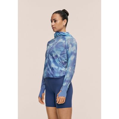 4. CASALL Breeze Laufjacke mit Print für Damen, Marineblau