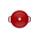 2. Runder Gusseisentopf STAUB Cocotte 22 cm 2,6 l, rot40509-825-0