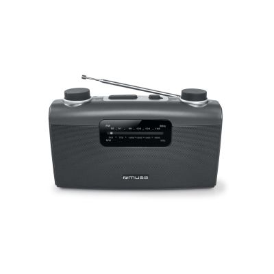 Muse M-058 R Tragbares Analoggerät Schwarz, Grau