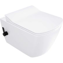 WC-Becken mit Bidetfunktion – mit Mischbatterie