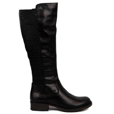 32. Rieker W Z9591-00 schwarze Lederstiefel 