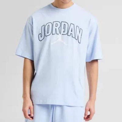 Air Jordan Brooklyn Arch Logo T-Shirt für Herren, Blau - IB7347-407