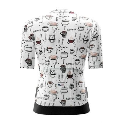 3. Rockbros 15110005003 Damen-Radtrikot Kurzarm Größe S - Weiß