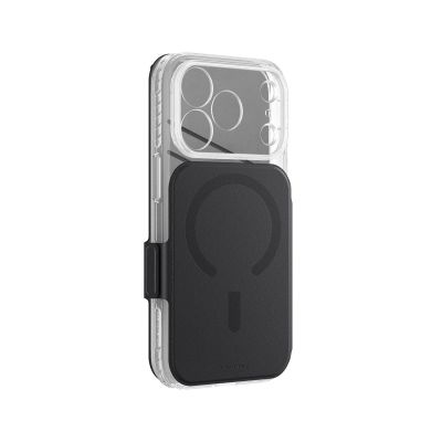 9. AmazingThing Titan Pro Lens Flip Set iPhone 18 Pro Max Hülle mit Brieftasche, MagSafe-kompatibel - Schwarz