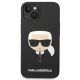 3. Karl Lagerfeld Silikon Karl's Head MagSafe Hülle für iPhone 14 Plus – Schwarz