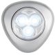 10. Set aus 3 batteriebetriebenen LED-Lampen mit Erdung
