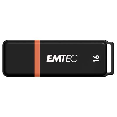 9. Emtec K100 USB-Stick 16 GB USB Typ-A 2.0 Schwarz, Mehrfarbig