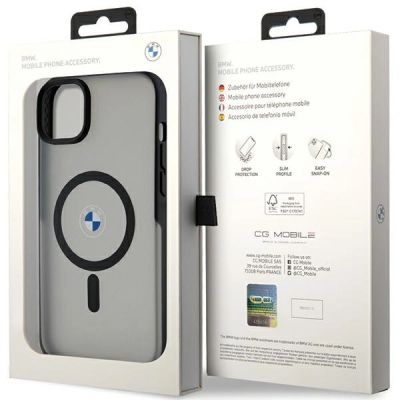 8. BMW Signature MagSafe Hülle für iPhone 14 Plus/15 Plus – Schwarz
