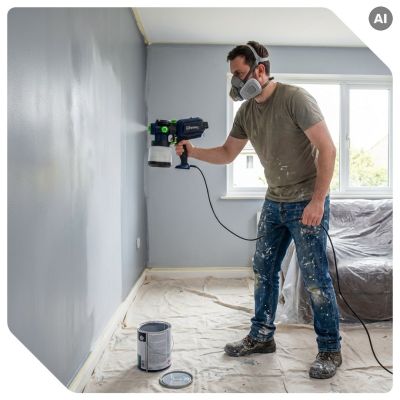 7. Farbspritzpistole 550 W W02003 WUBER