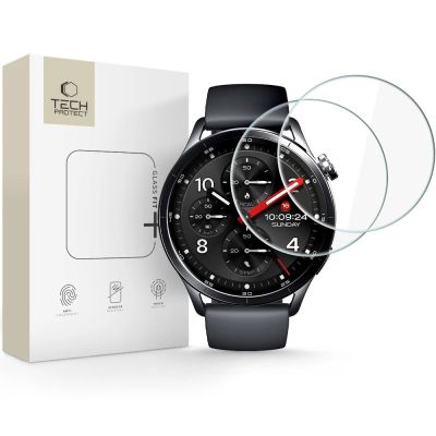 Tech-Protect Glass Fit+ 2er-Pack gehärtetes Glas für Xiaomi Watch S5 46 mm