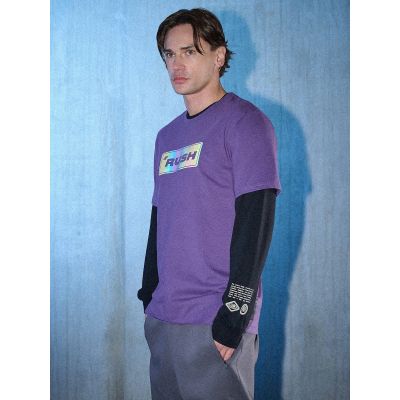 3. Herren-T-Shirt mit Aufdruck, regulär, Größe 4F 4FRSS26TTSHM3659-50S