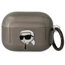 Karl Lagerfeld KLAPHNIKTCK AirPods Pro Cover schwarz/schwarz Karl's Head