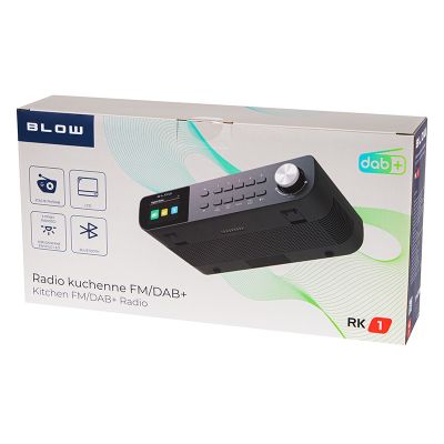 5. BLOW Küchenradio FM/DAB+ RK1 Schwarz