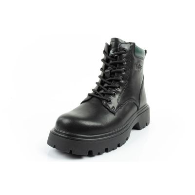 3. Lee Cooper Stiefel, Damenstiefel, Lederstiefel, isoliert, Schnürstiefel