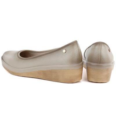 4. Beige Keilschuhe für Damen, Modell Vinceza 39987