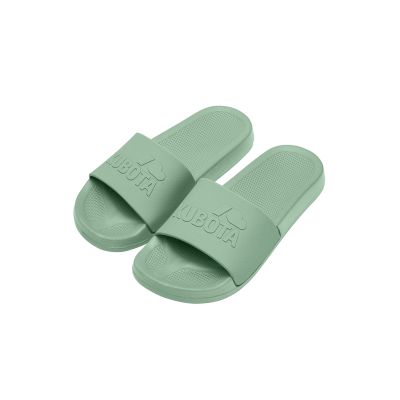 13. Kubota Basic schlichte pastellgrüne Pool-Flip-Flops K25SS-101-001-17-1