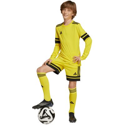 7. adidas Squadra 25 Langarm-T-Shirt für Kinder, Gelb JJ0043