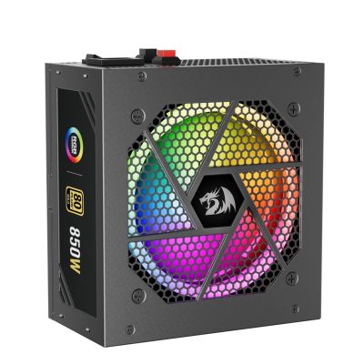 3. REDRAGON GC-PS007-1-V2 850W 80 Plus Gold LED-Netzteilmodul Schwarz