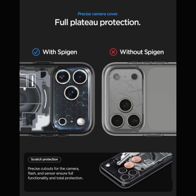8. Spigen Ultra Hybrid MagSafe Zero One Hülle für iPhone 18 Pro Max / 17 Pro Max – Schwarz