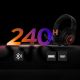 9. QCY Heroad V200 Tri-Mode Gaming-Kopfhörer mit 7.1-Sound, 240 Stunden Akkulaufzeit und abnehmbarem Mikrofon – Schwarz