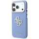 2. Guess Smooth & Big Strass Logo Hülle für iPhone 18 Pro Max / 17 Pro Max - Blau