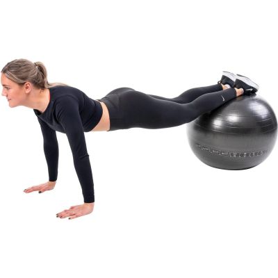 39. FITNESSBALL 65CM SCHWARZ PURE 2 IMPROVE