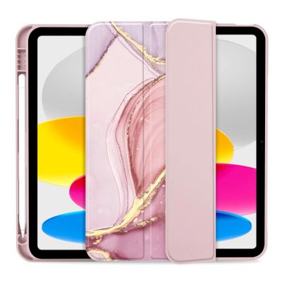 3. Tech-Protect SC Pen-Hülle für iPad 10,9" 2022 – rosa Marmor